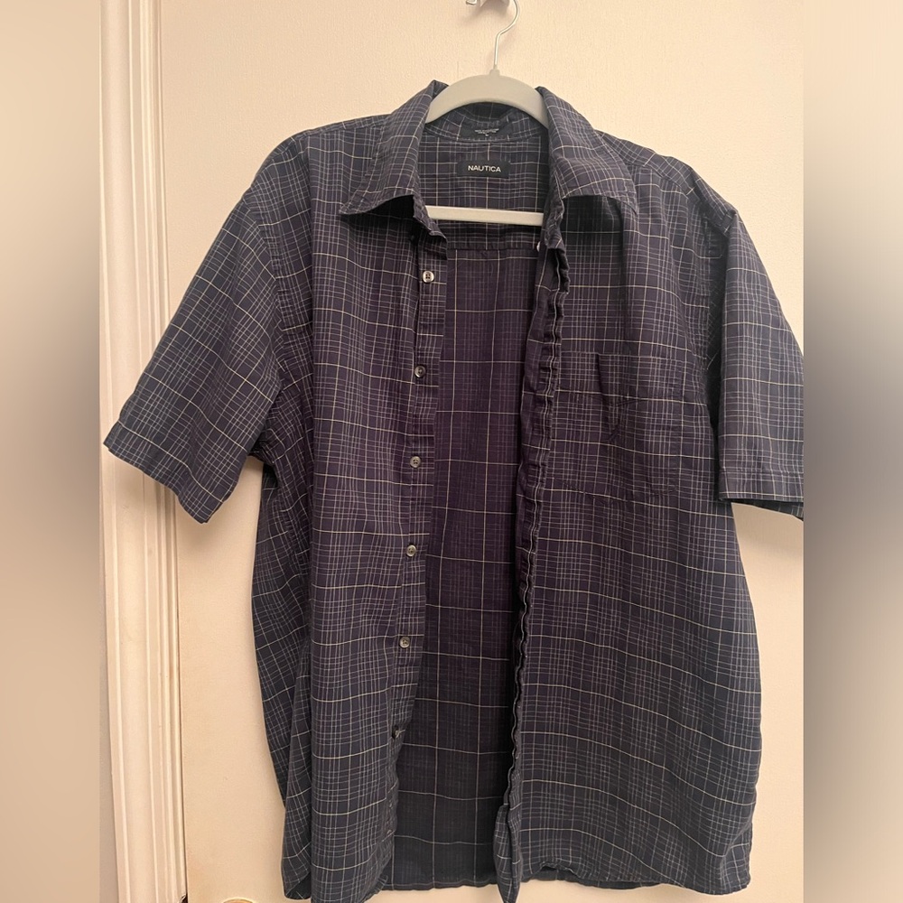 Men’s Nautica short sleeve button down